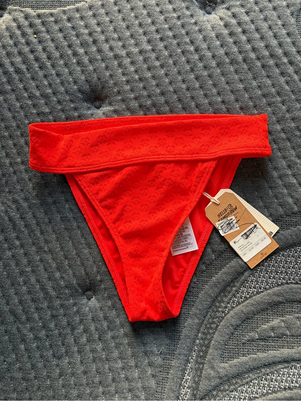 NWT Billabong Goodvibes Aruba Red Swim Bottoms - Small